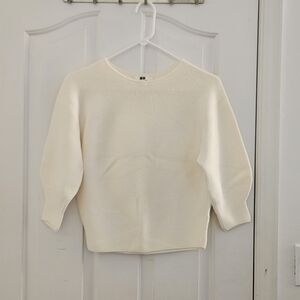 Uniqlo Cream Knit Sweater